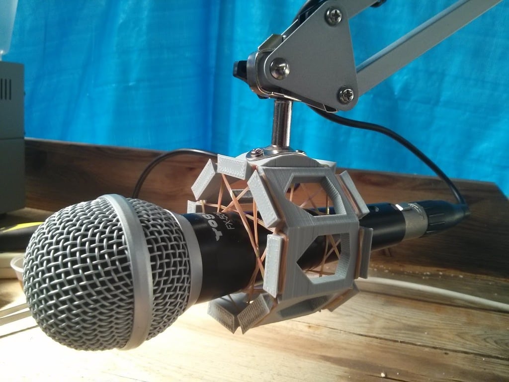 Microphone Shock Mount for Ikea Lamp by ElectraFlarefire | Download ...