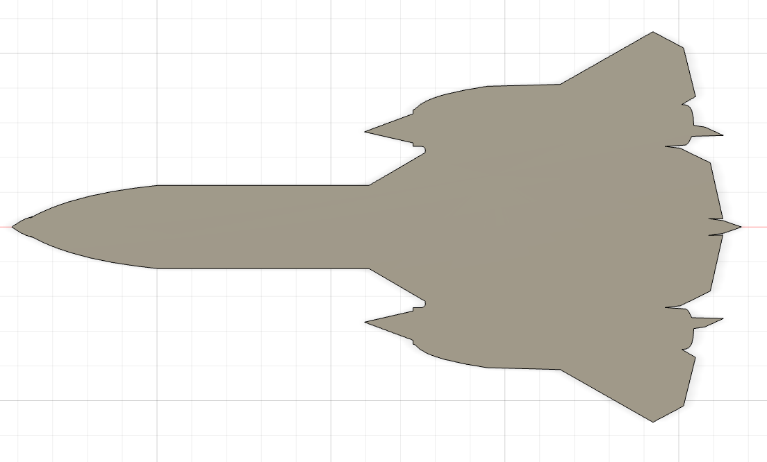 Lockheed SR-71 Blackbird silhouette