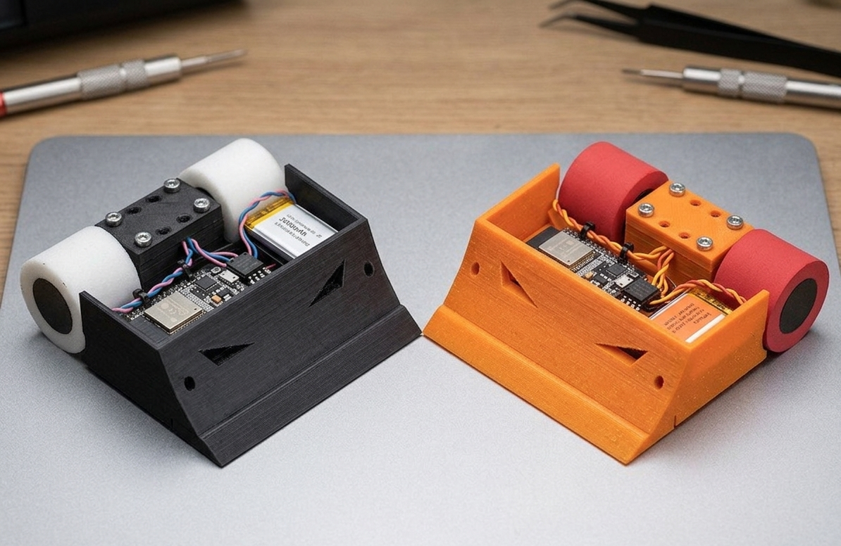 Miniatura 2 do modelo 3D robot mini sumo Competition Ready