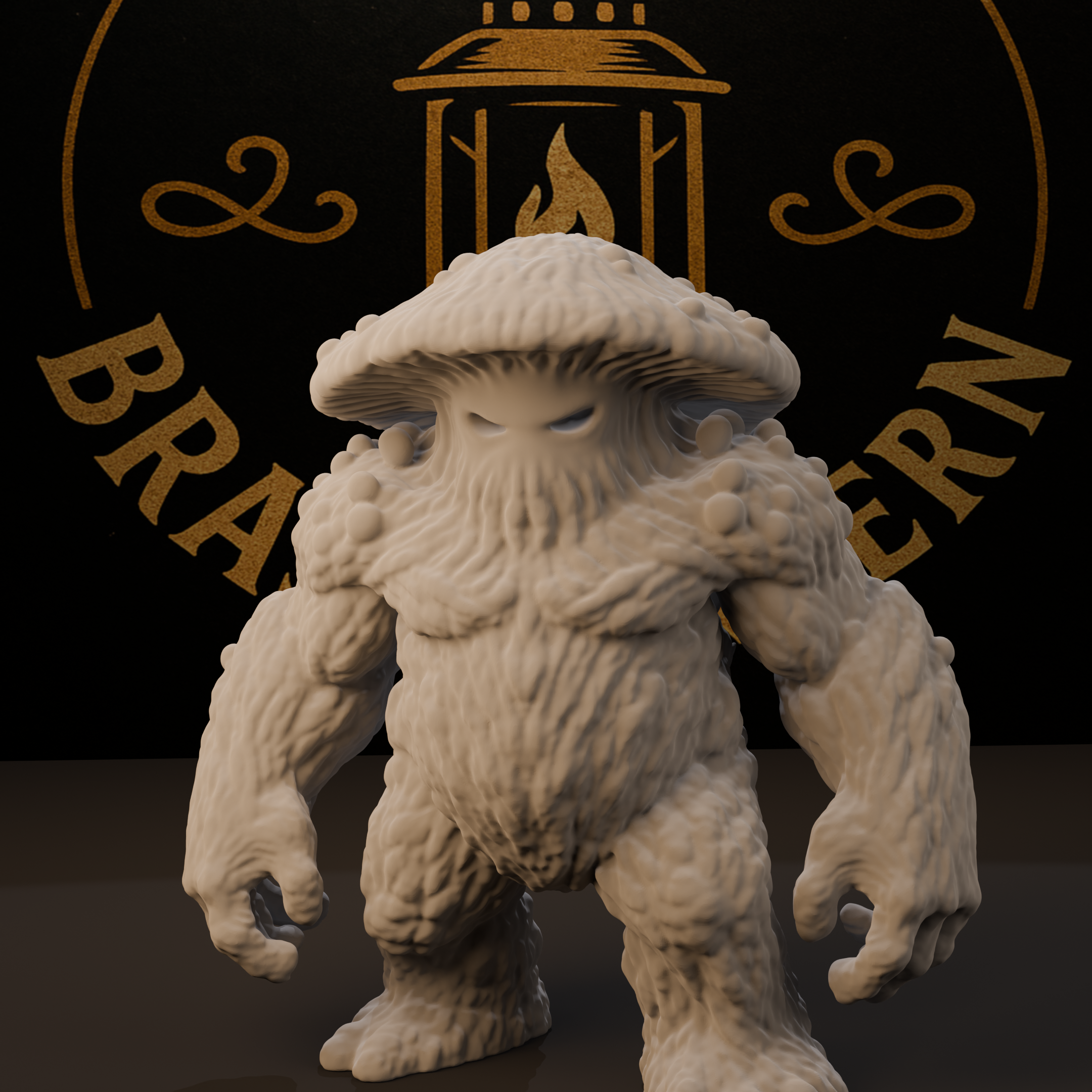 Myconid Shambler and Myconid Hulk- Brass Lantern Minis