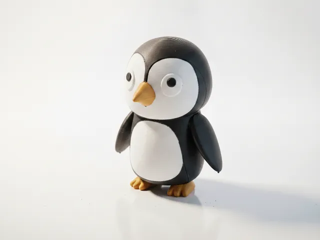 Chibi Penguin Figurine Cute Animal 3D Printable