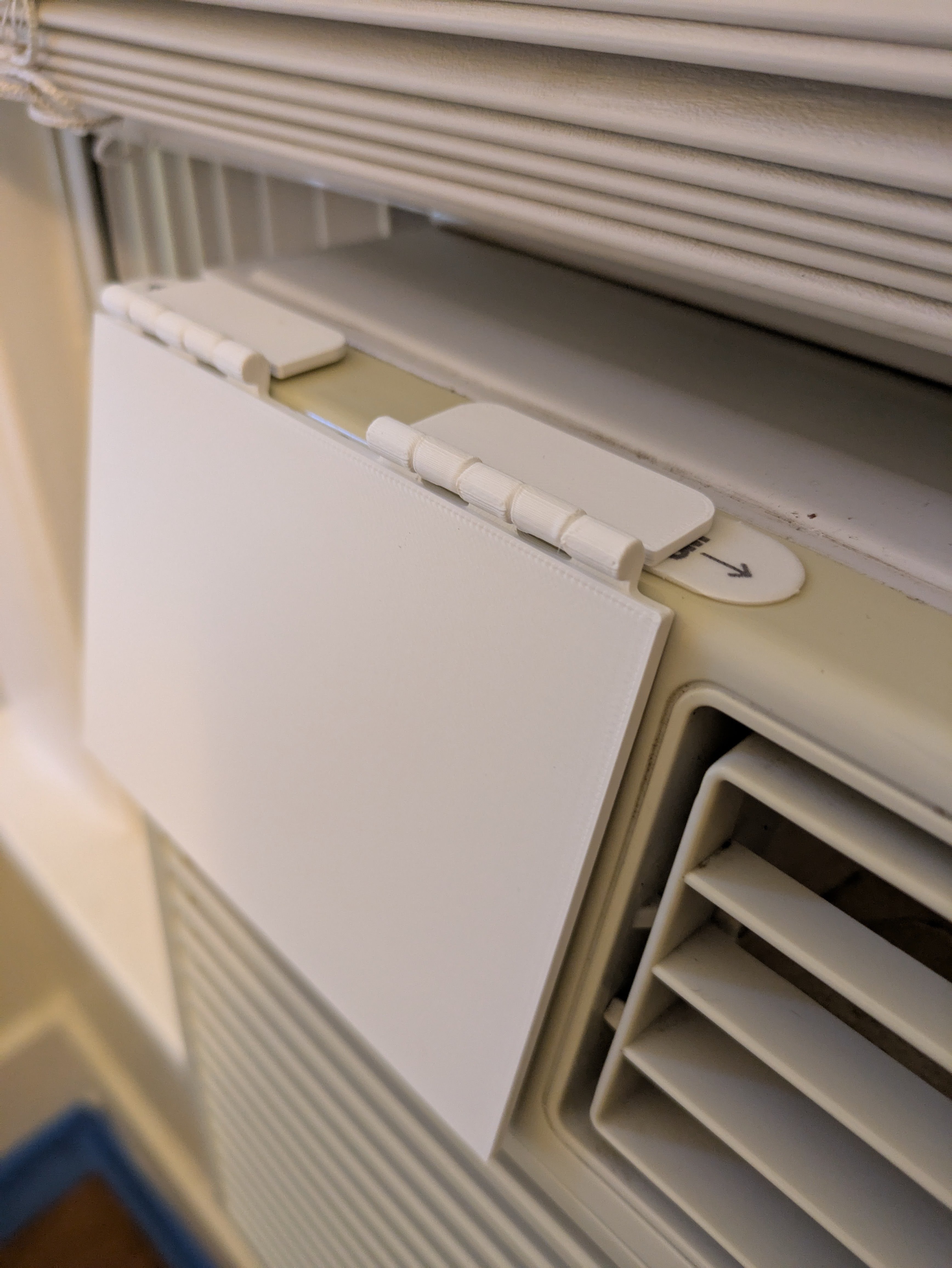 Hinged AC Control & Light Cover