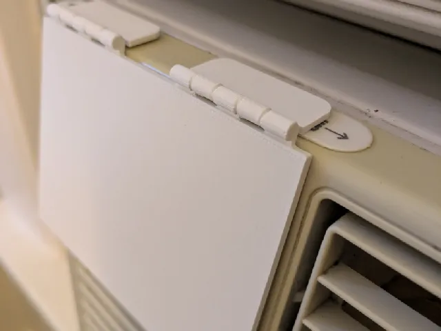 Hinged AC Control & Light Cover