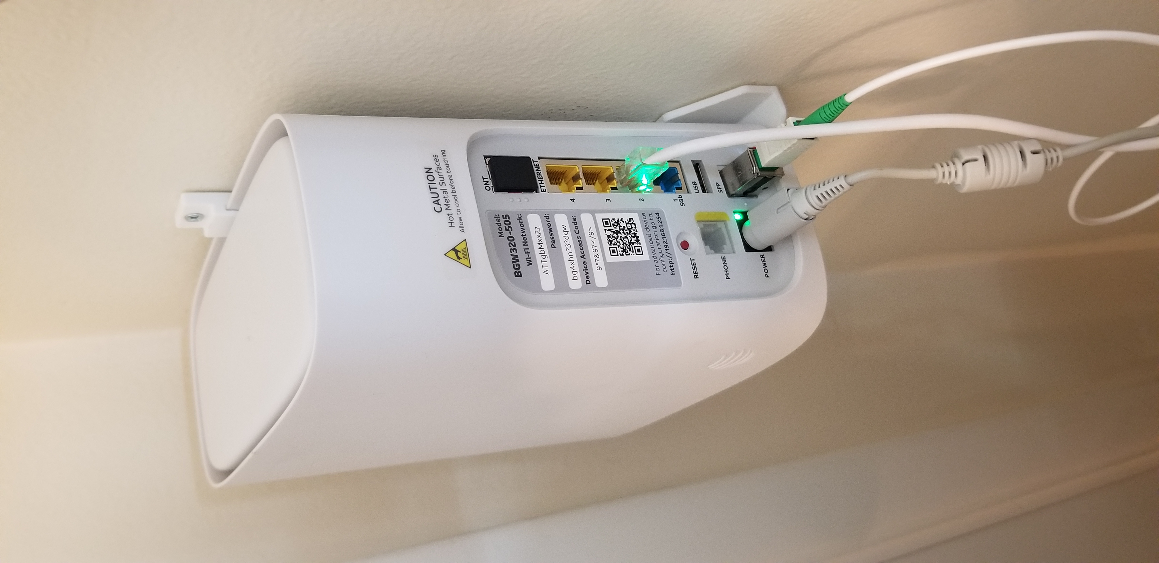 At T Fiber Bridge Mode Bgw320 89 - bgfsj1q