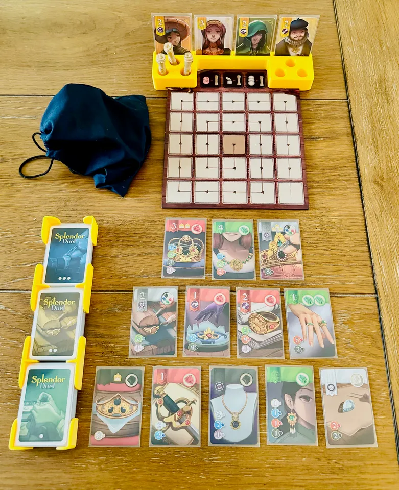 Splendor Duel Play Area Organizers by Andrew King | Download free
