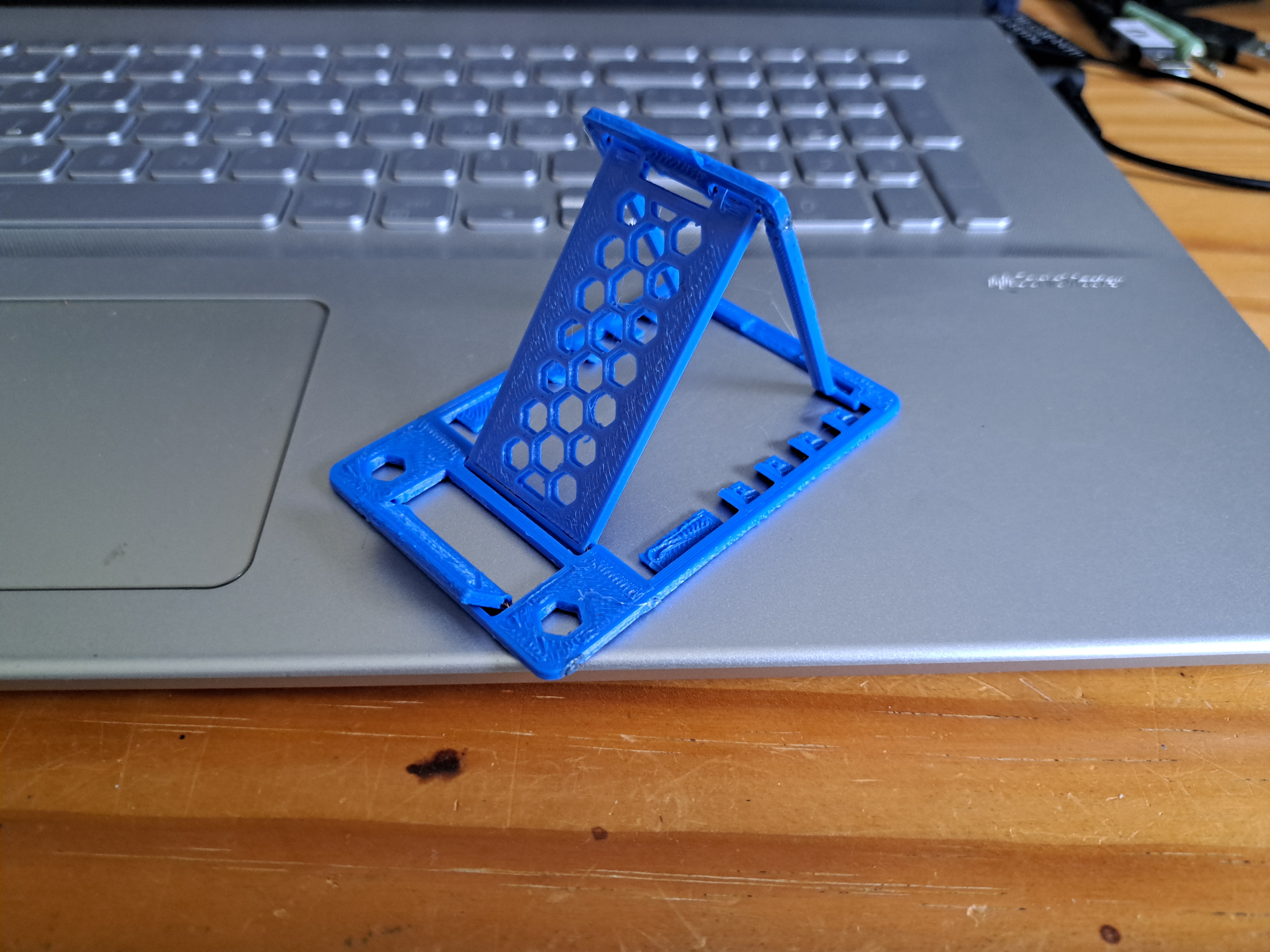 Credit card phone stand