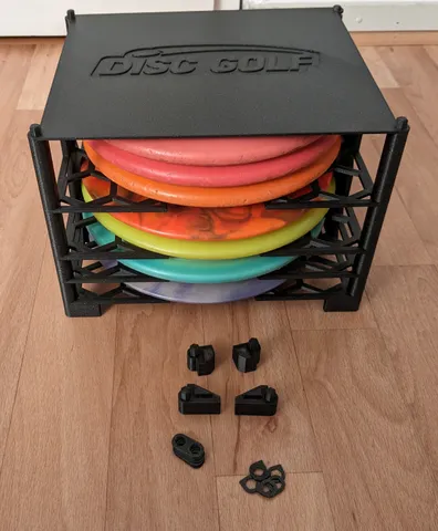 A modular, stackable drawer storage system for Disc Golf discs