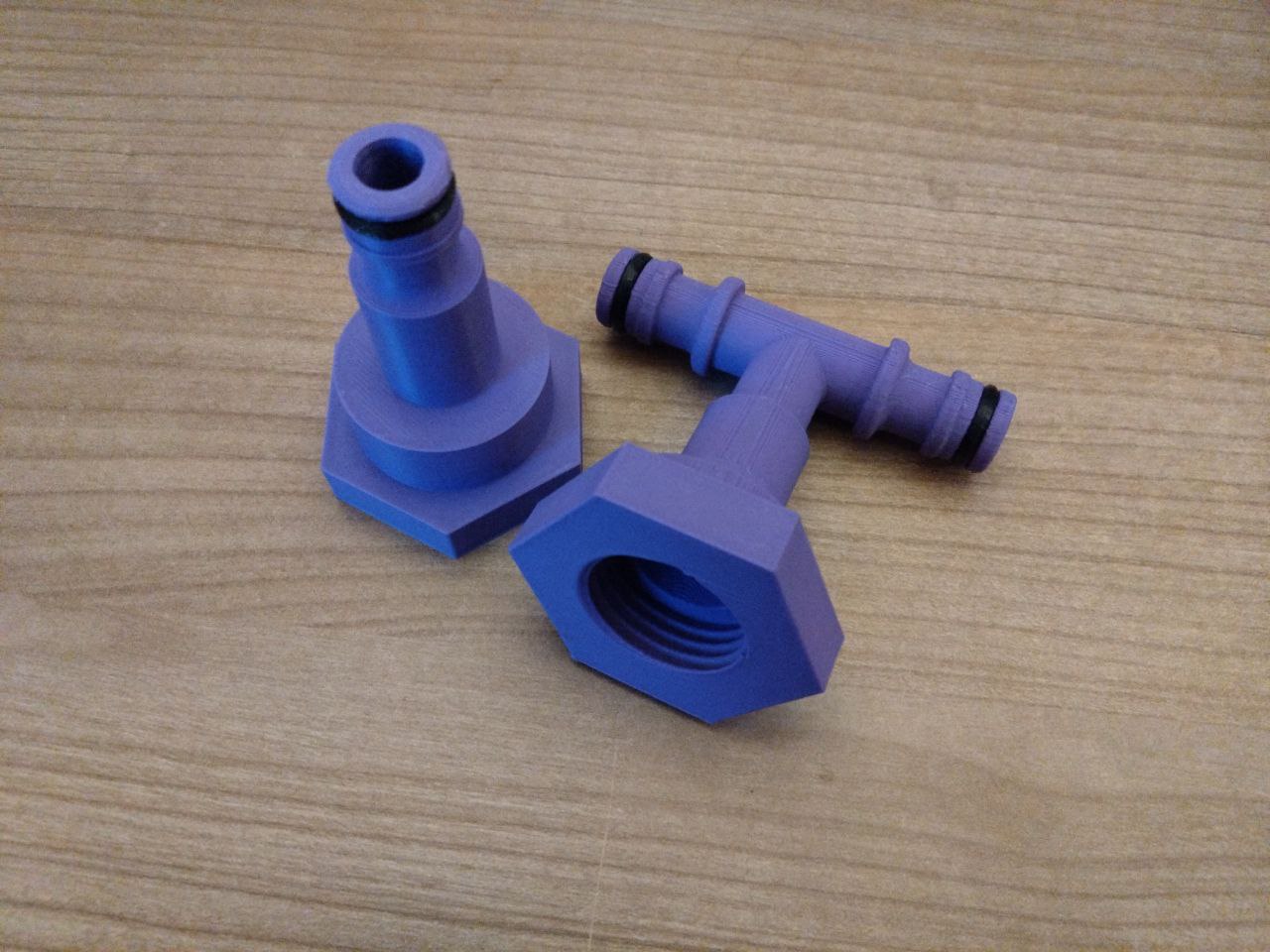 Garden hose bottle adapter by ueda Download free STL model