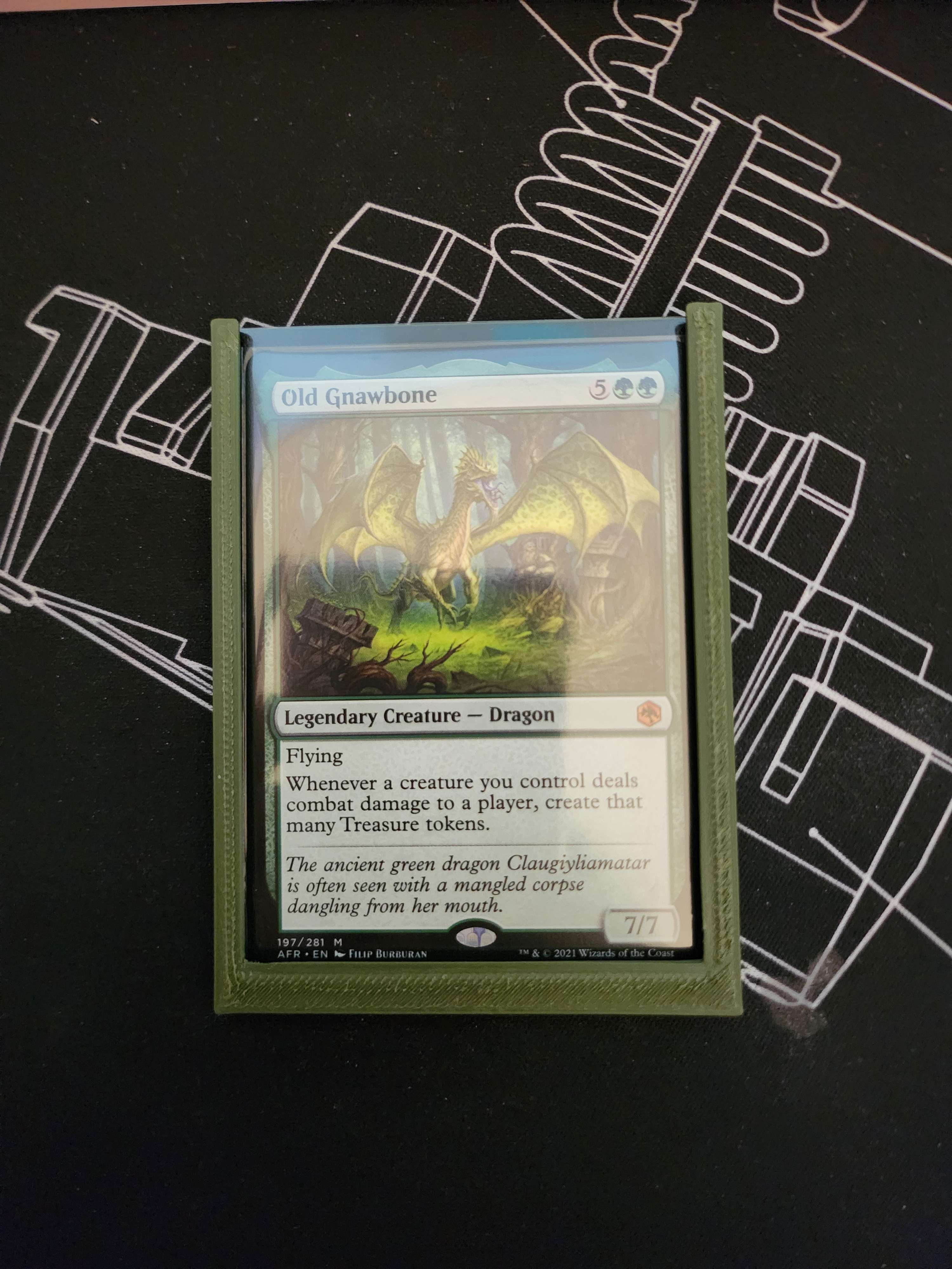 Toploader/case for trading cards