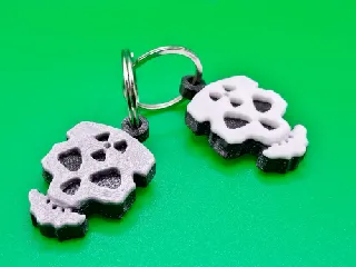 Skull - keychain by 3D PRINT | Download free STL model | Printables.com