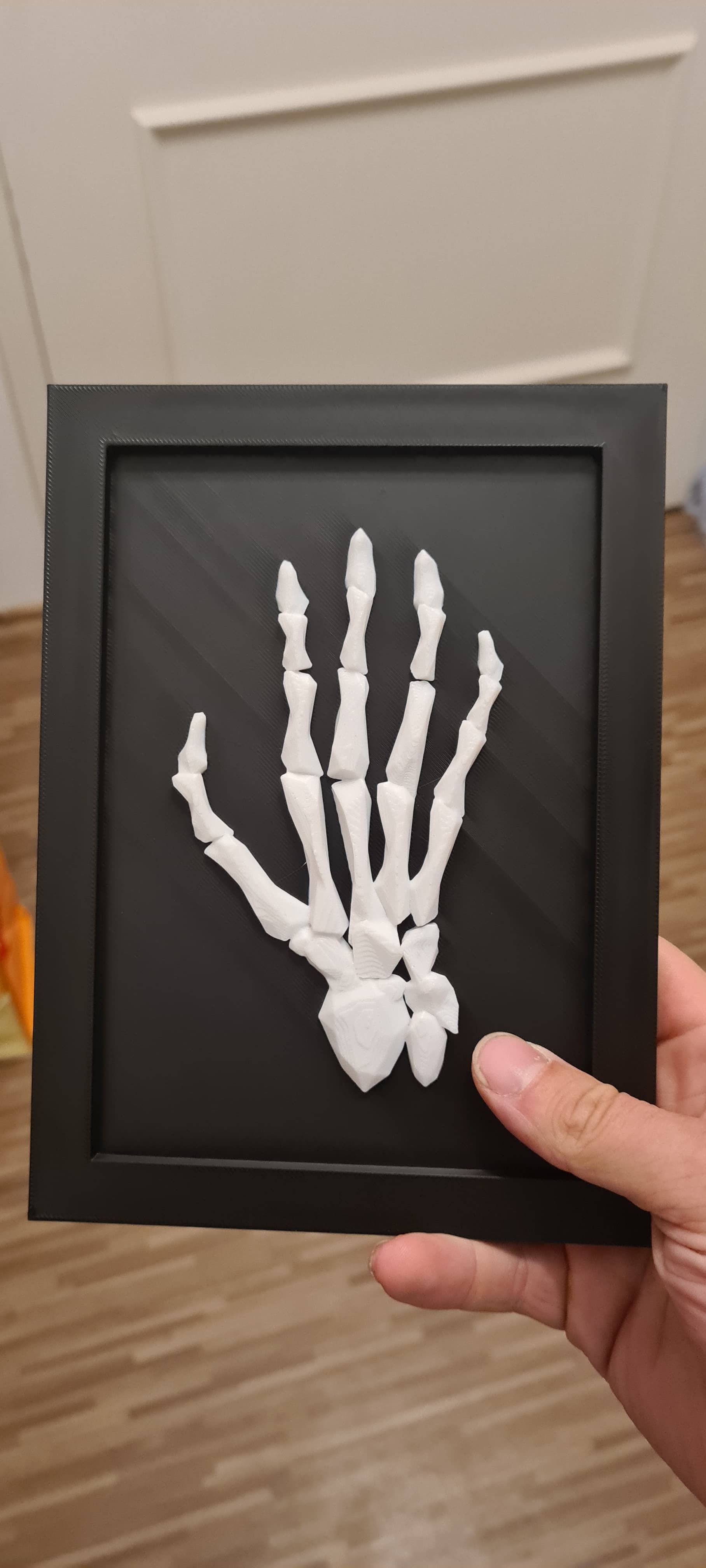 3D Bild - Skeletthand