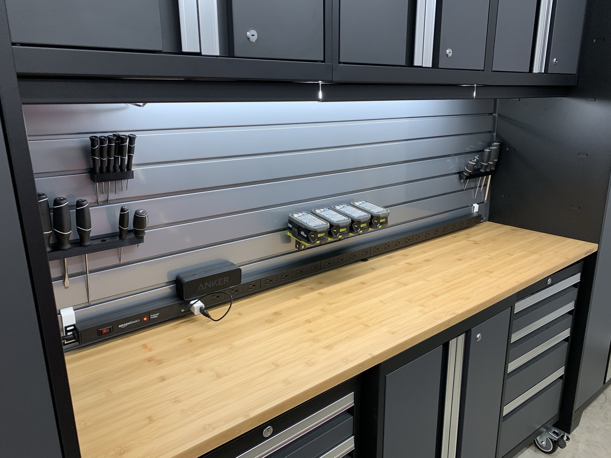 Ryobi 18v Slat Wall Battery Holder por theothersawyer | Descargar ...