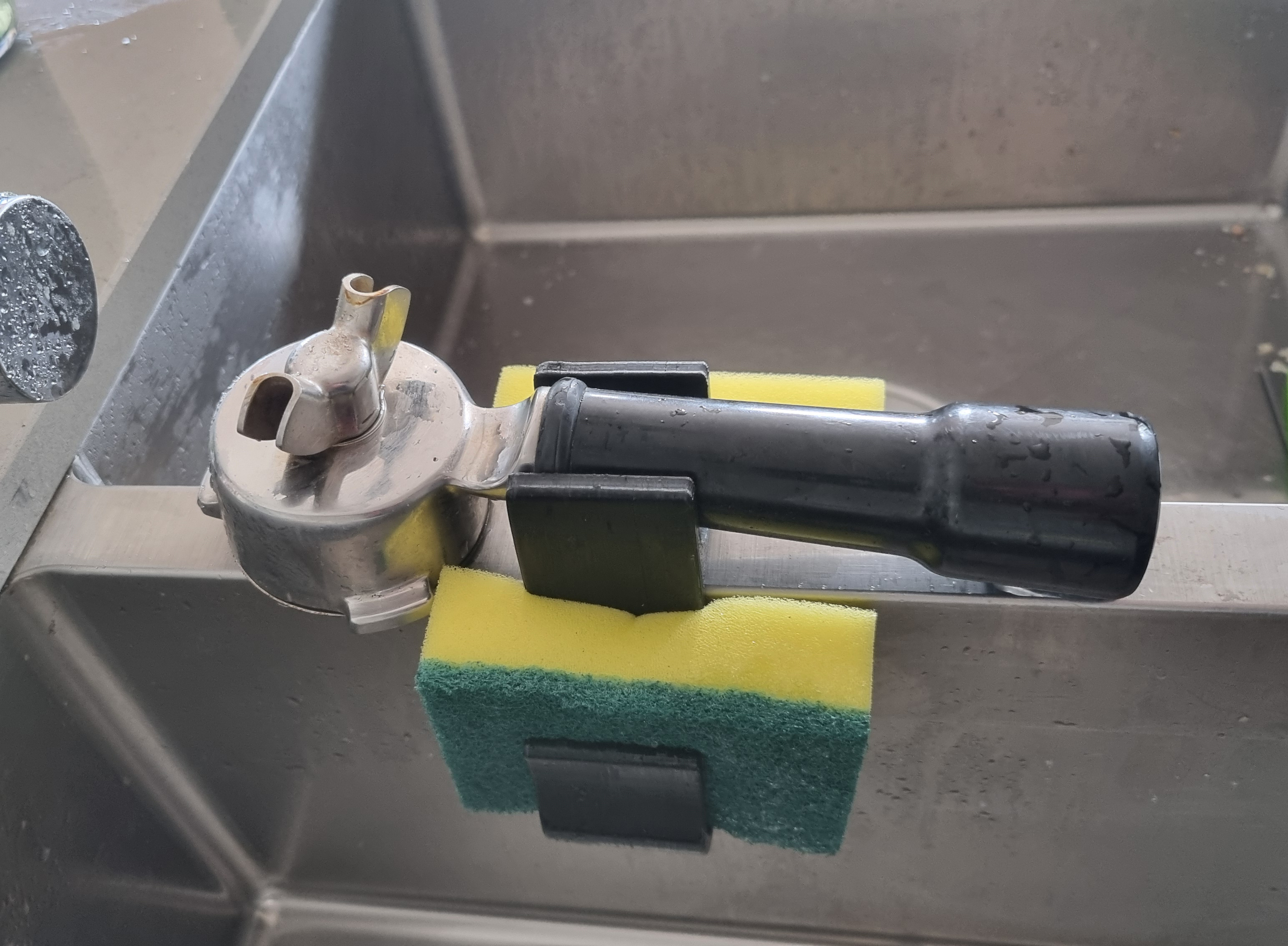 Sponge and Coffee Machine Group Head Holder - updated