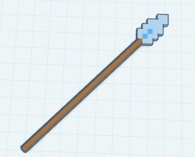 Miniatura 6 do modelo 3D Dummy 13 custom minecraft weapons