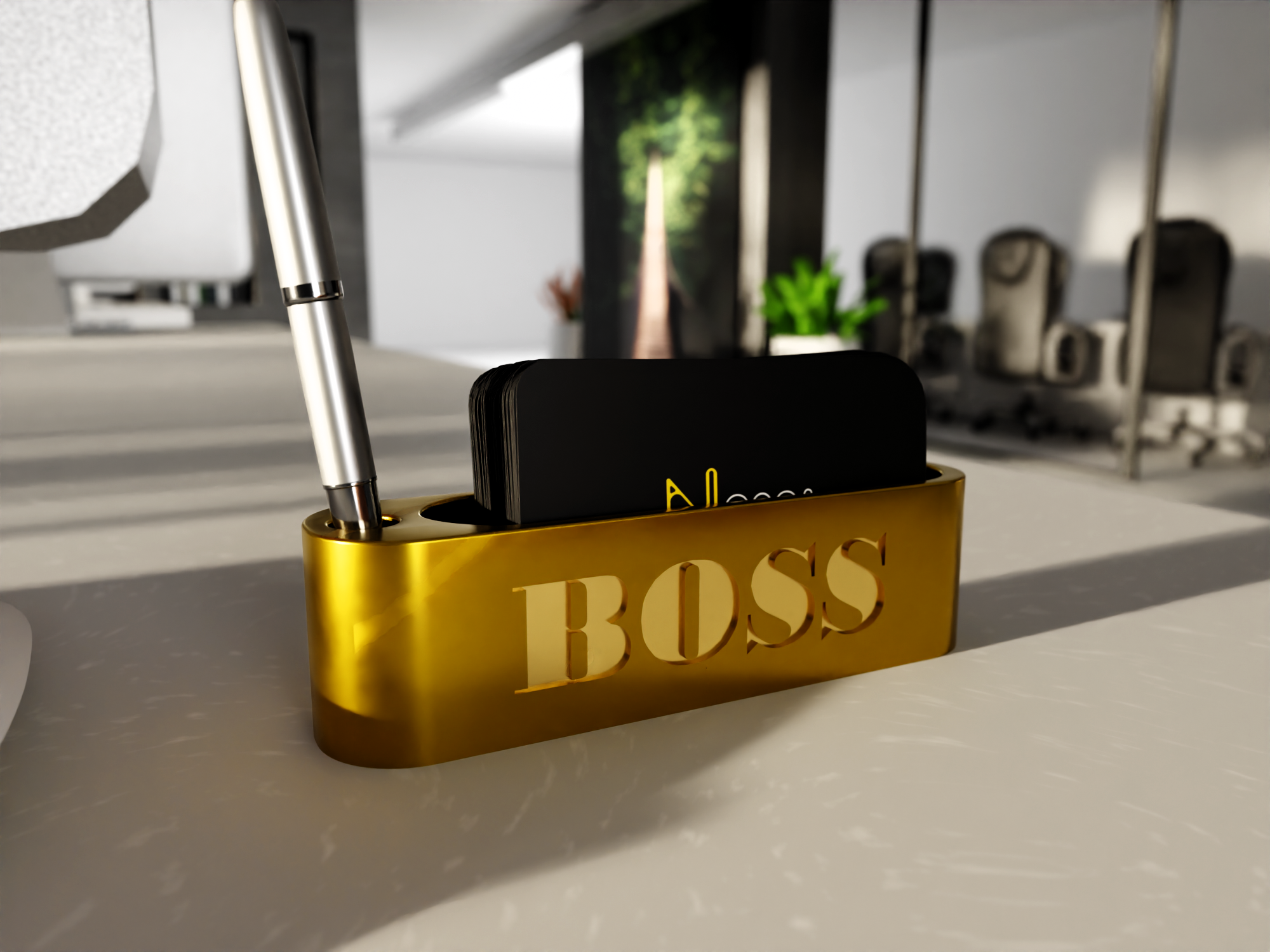 Business Card Holder Mini Organizer