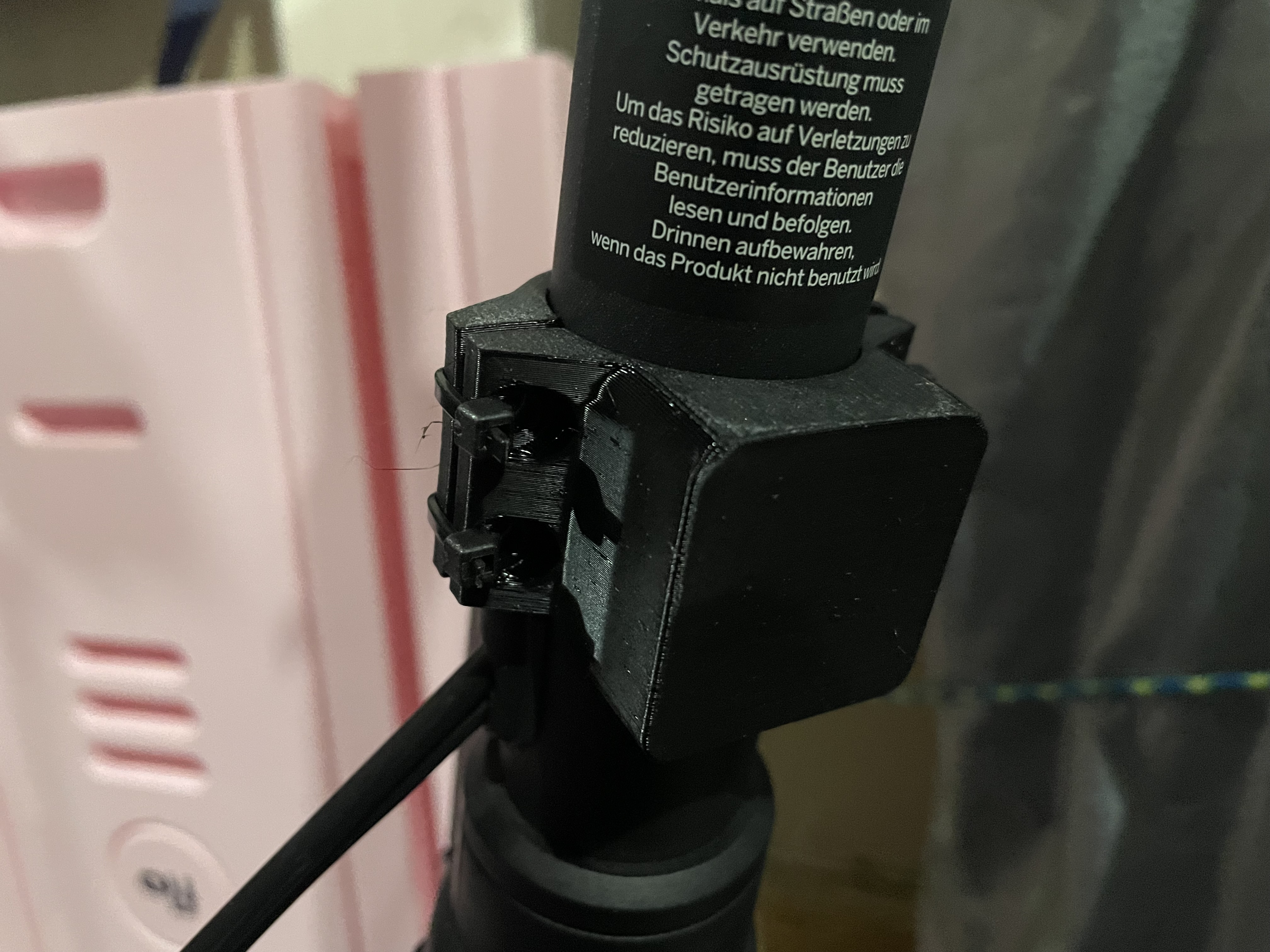 Reinforced Airtag Mount for Ninebot C2 Pro / E2 Plus