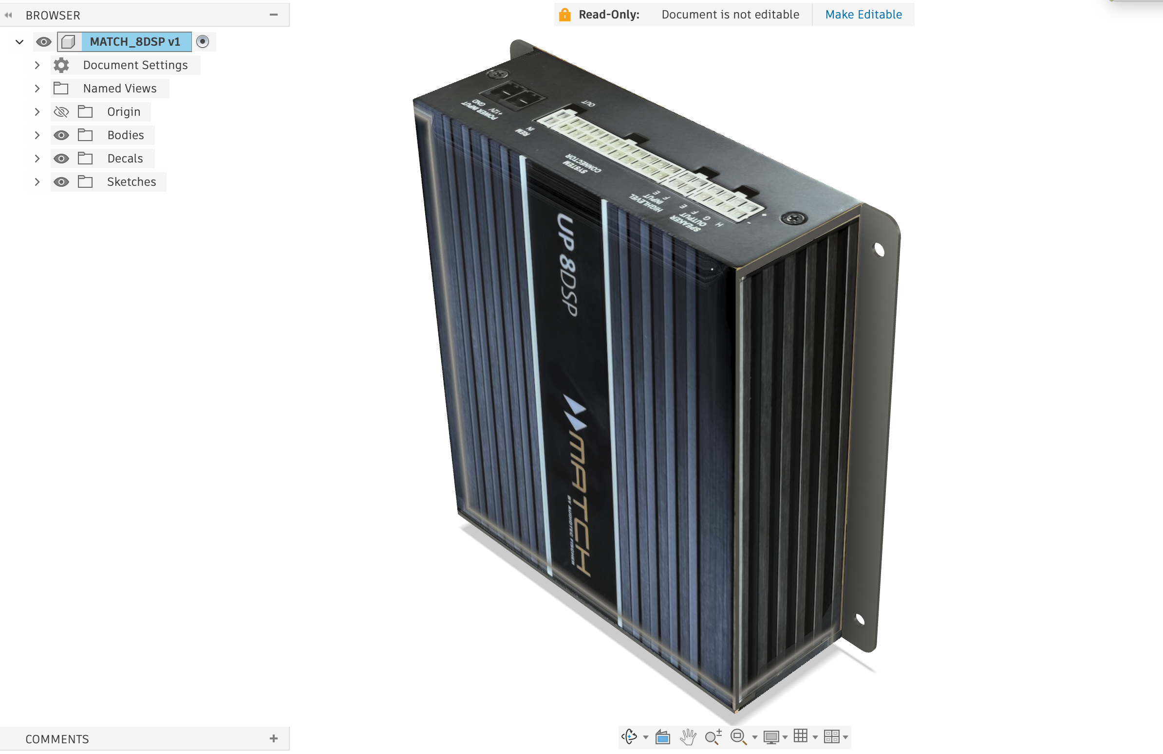 MATCH UP 8DSP rough model 3D model