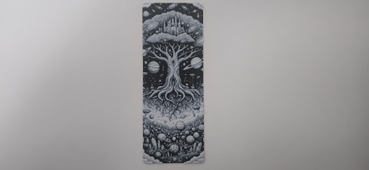 Cosmic Tree of Life Fantasy Bookmark