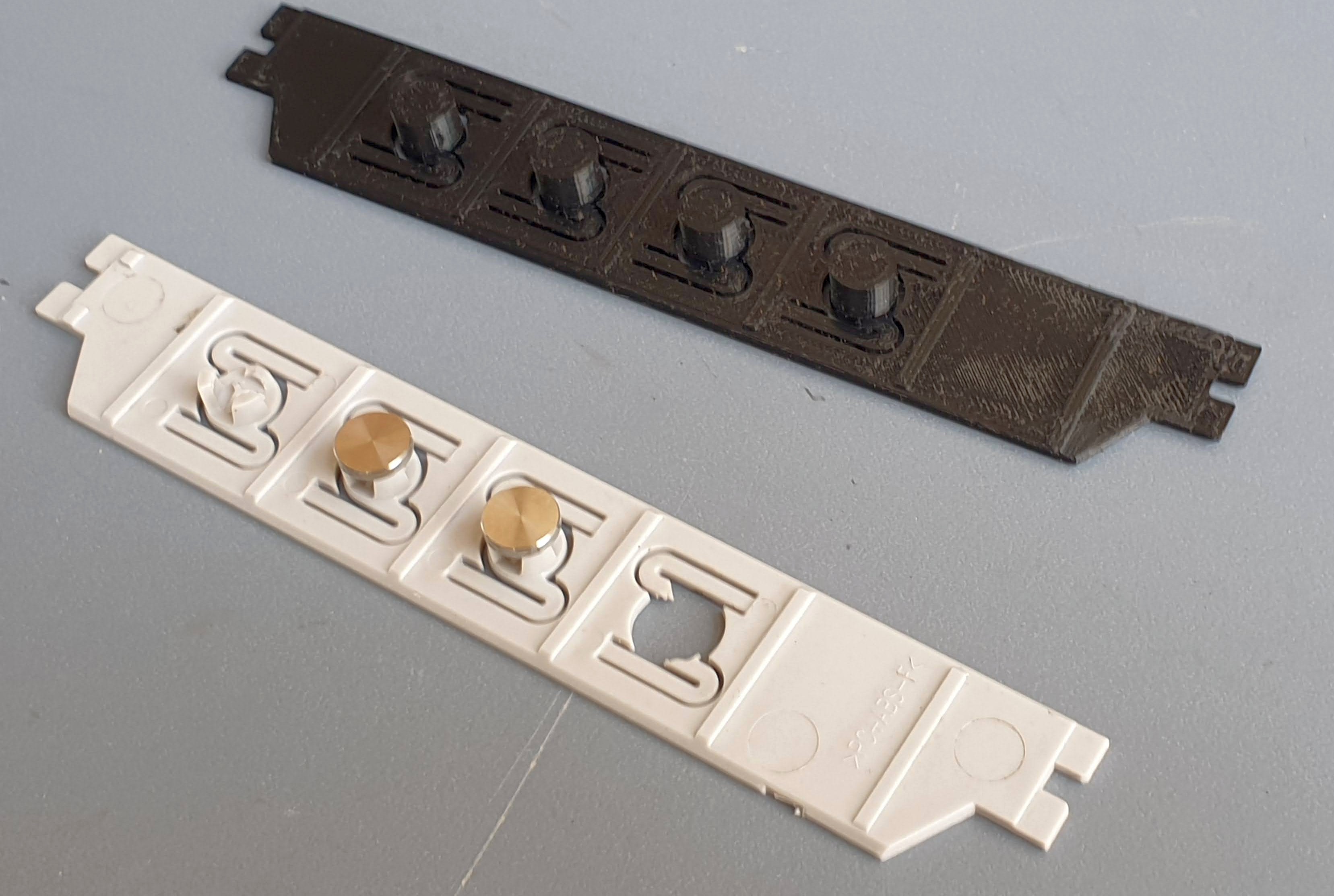 Fisher & Paykel Dishwasher Button Support H0120805331 / H0120101081