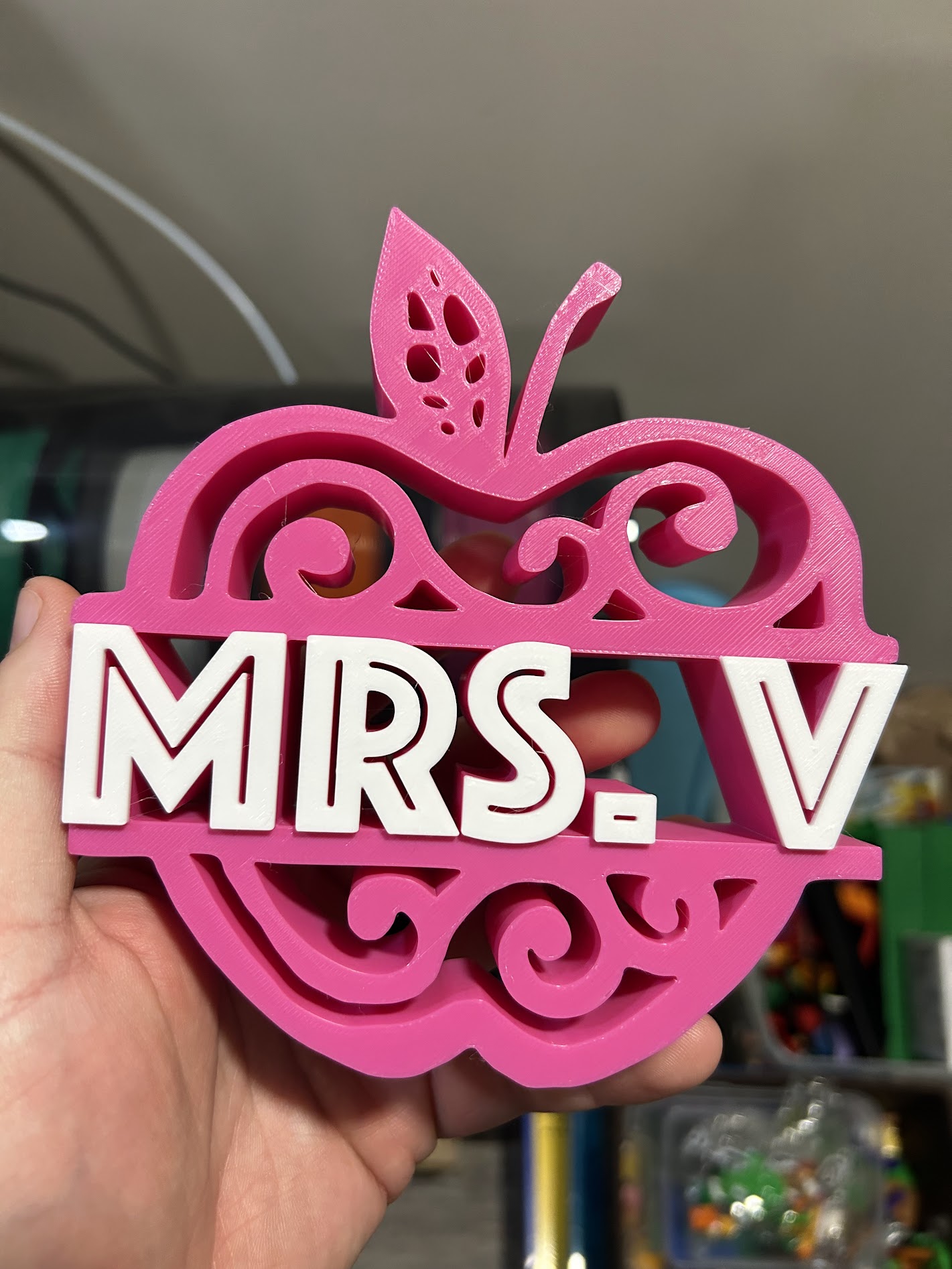 Teacher Apple Gift (Mrs. V)