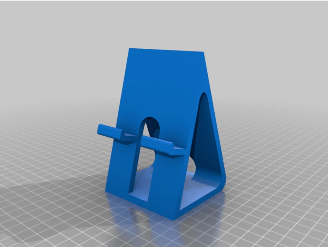 Phone Stand 14 mm 15° tilt, anti-vibration and low balcony