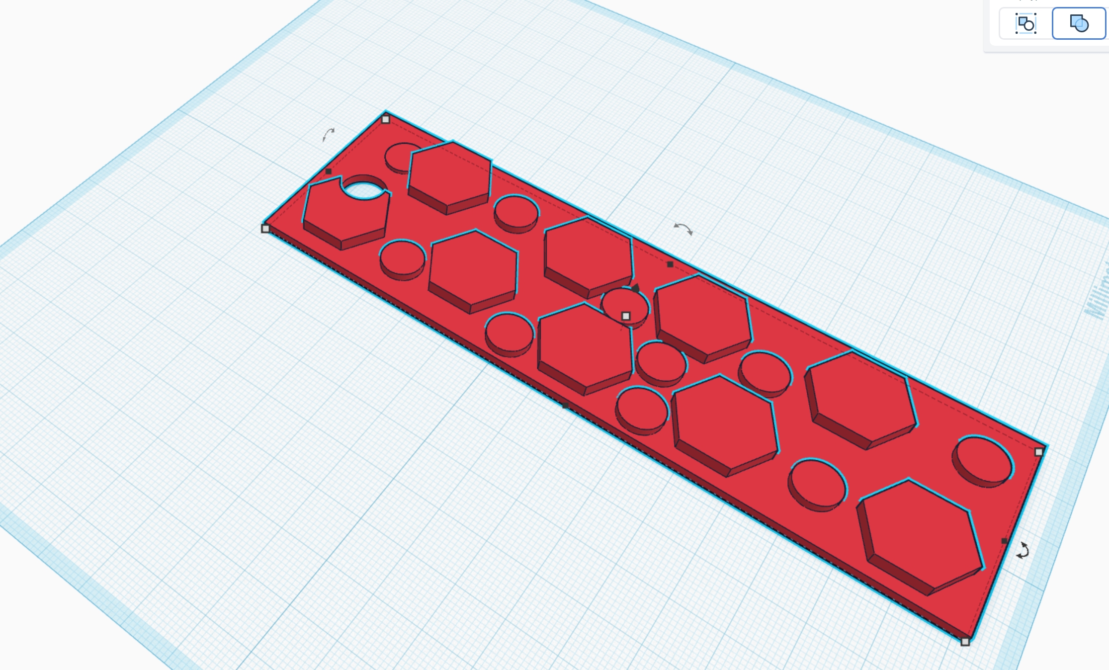 Inorganic Shapes Bookmark