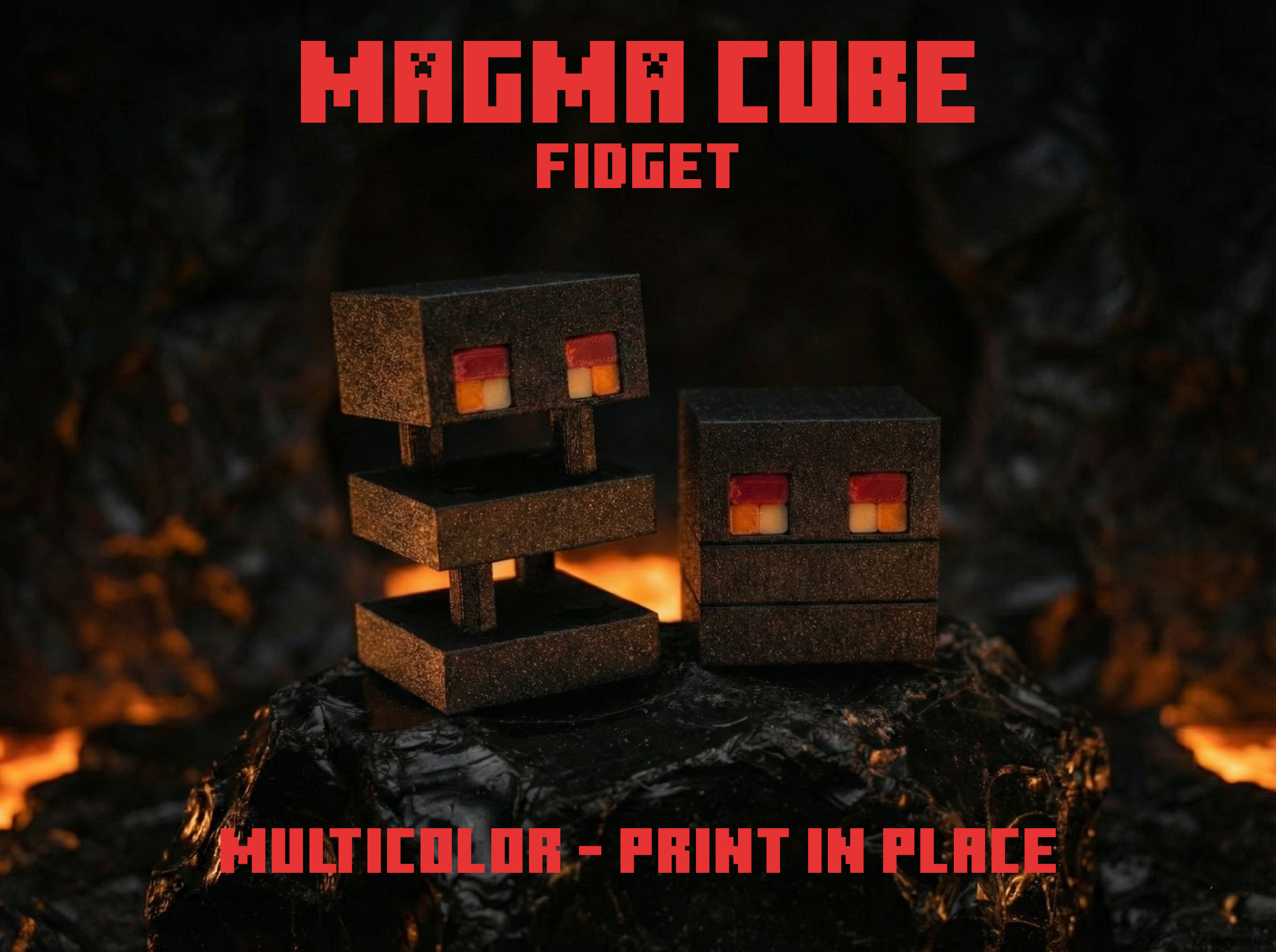 Multicolor Magma Cube Fidget
