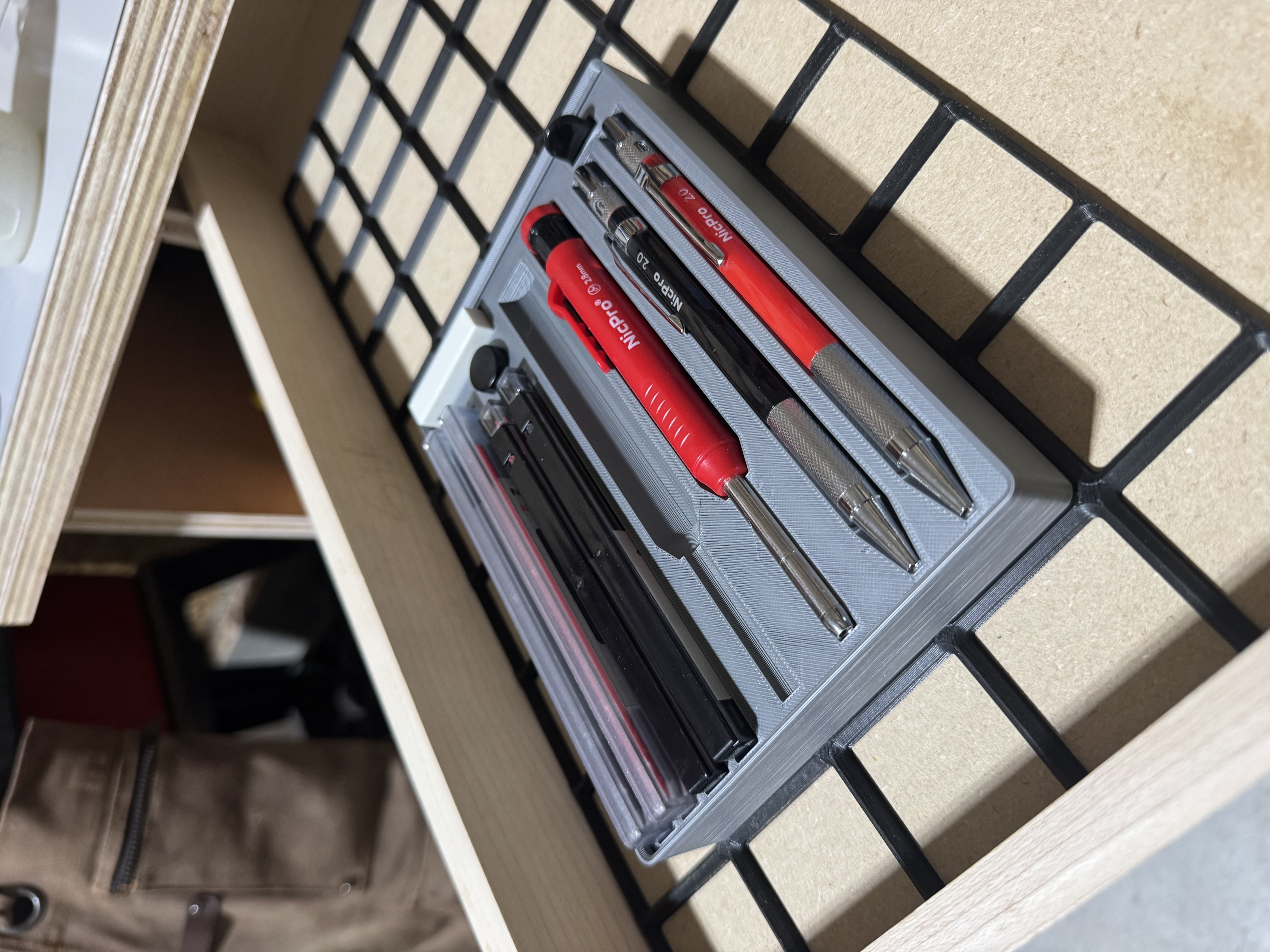 NicPro Carpenter Pencil Set Gridfinity