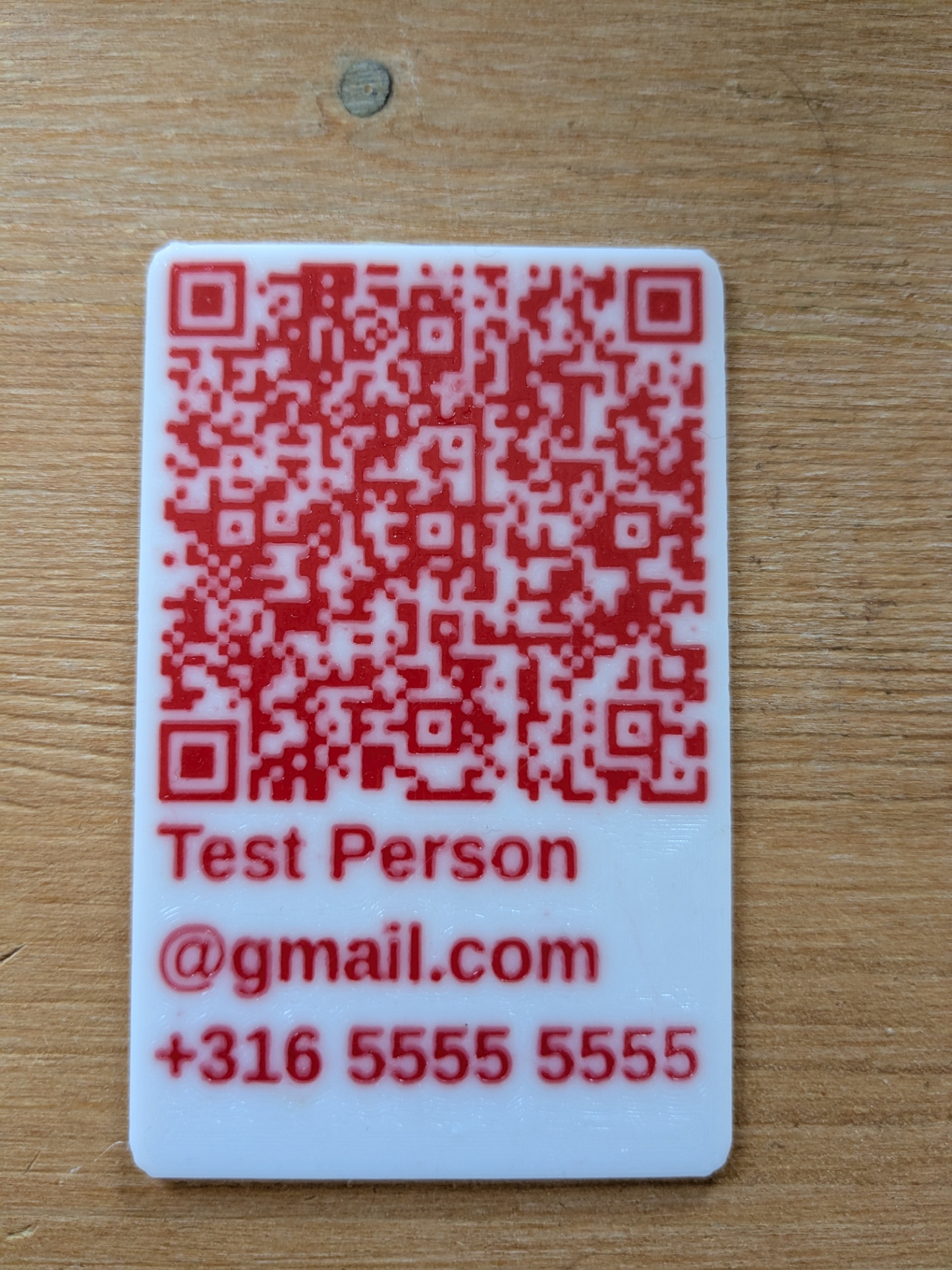 Physical Virtual Business Card
