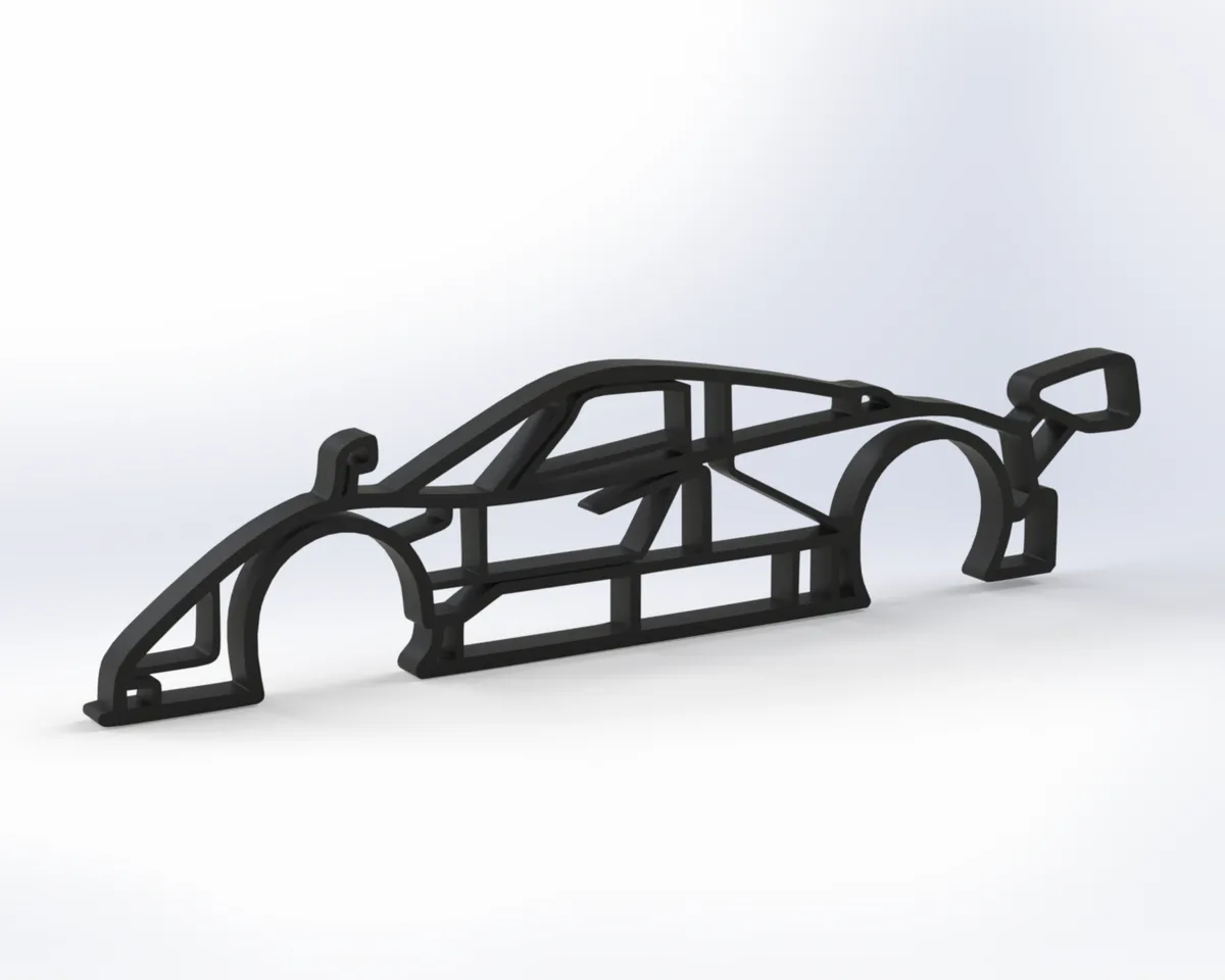 Mazda 787B 2D Wall Art by Sam Lansink | Download free STL model