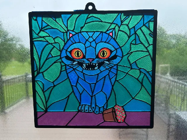 Stained Glass Derpy Tiger (K-POP) (AMS - RYB)