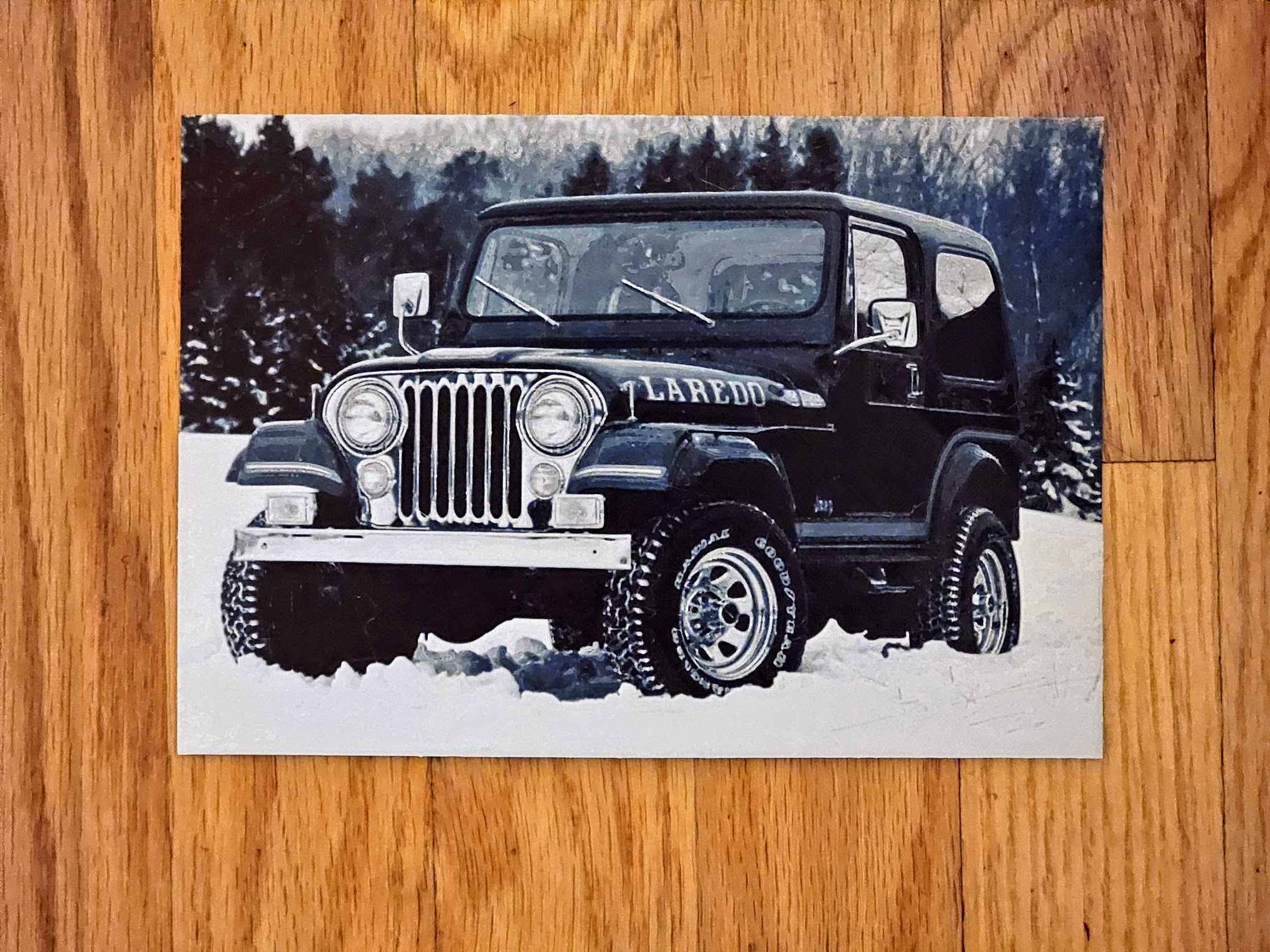 Jeep CJ7 hueforge