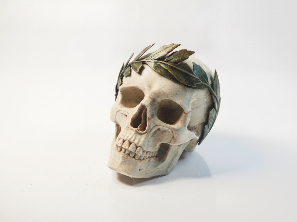Julius Caesar Skull Roman Emperor Sculpture 3D Printable