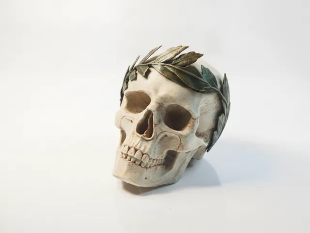 Julius Caesar Skull Roman Emperor Sculpture 3D Printable