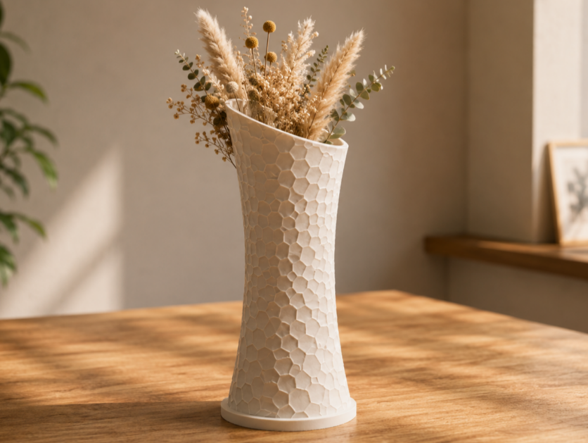 Flowervase with sectors