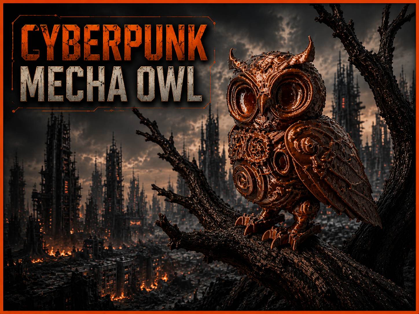 CyberPunk Mecha Owl