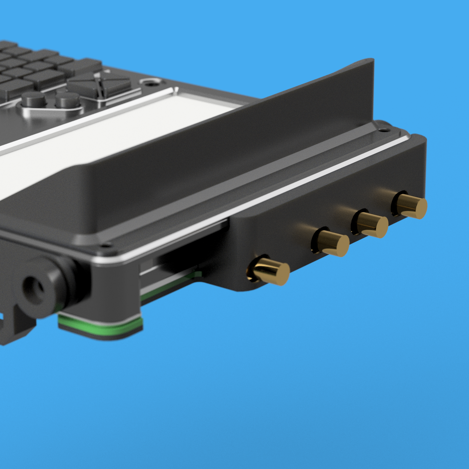 uConsole Light Armor - Hackergadgets Antenna board