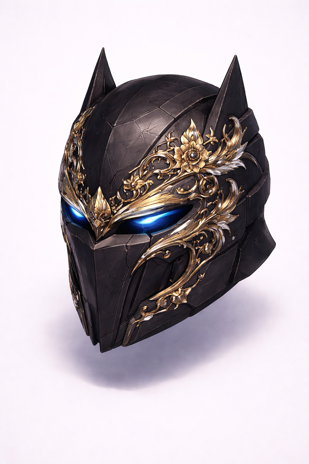 Night Knight Mask with Ornate Detailing