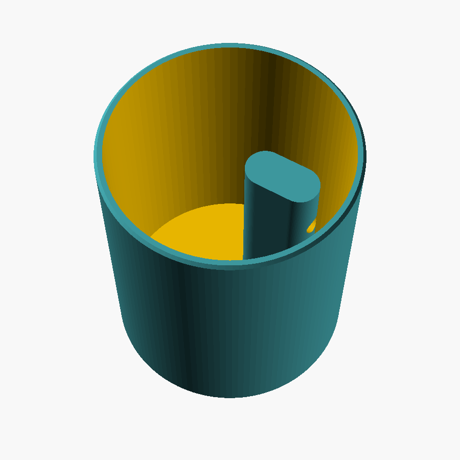 Pythagorean Cup — Greedy Cup / Cup of Justice (parametric)