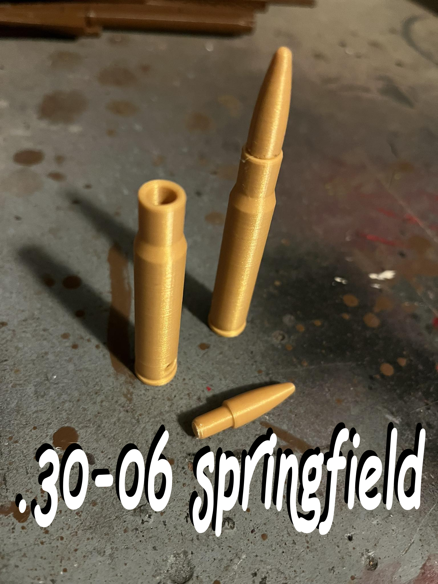 Imitation of a .30-06 springfield cartridge