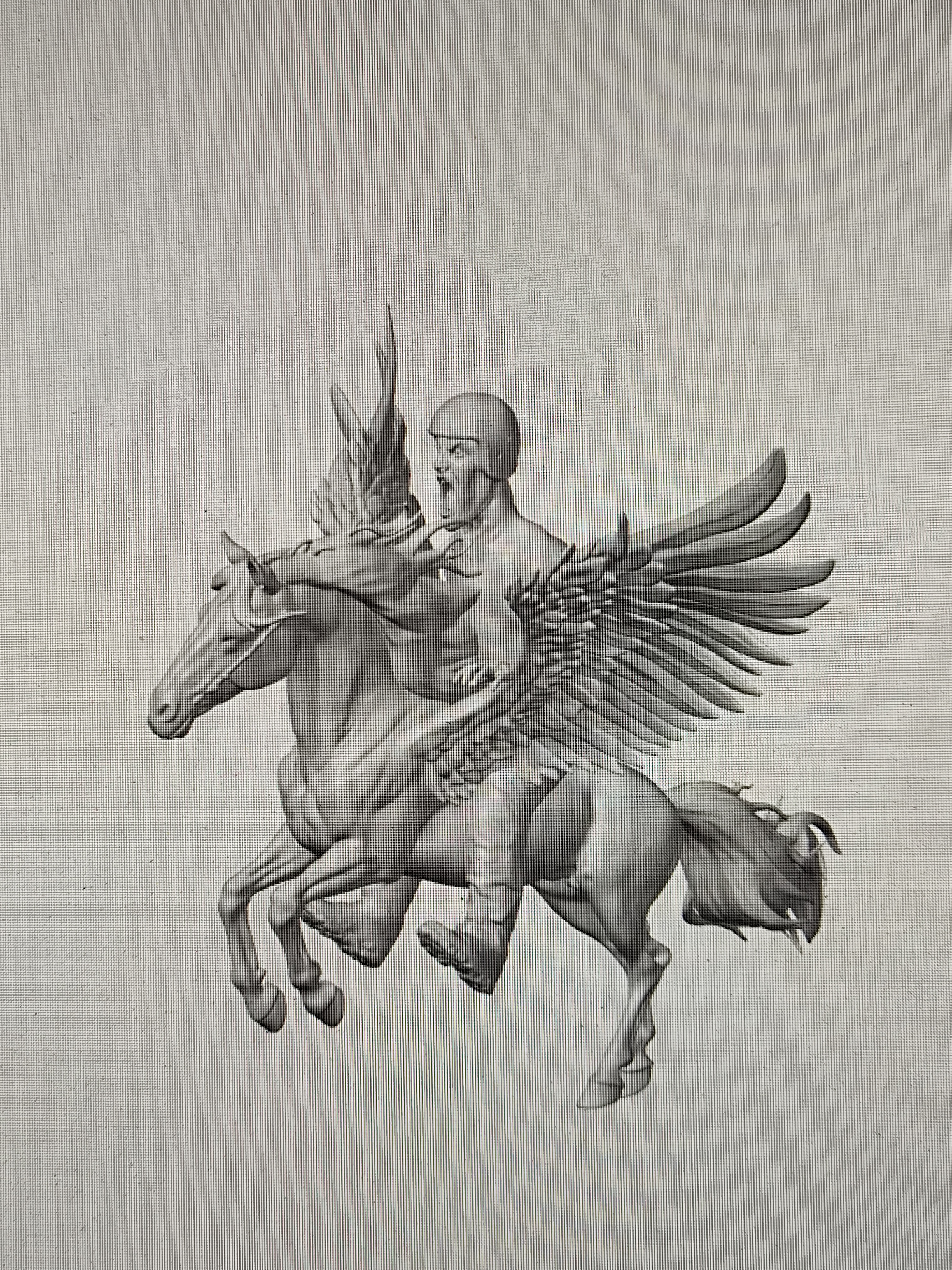 Biker on a horse