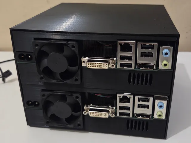 Dual Stack Server Case - Fujitsu D3223-A11 (Esprimo Q920 and Q520)