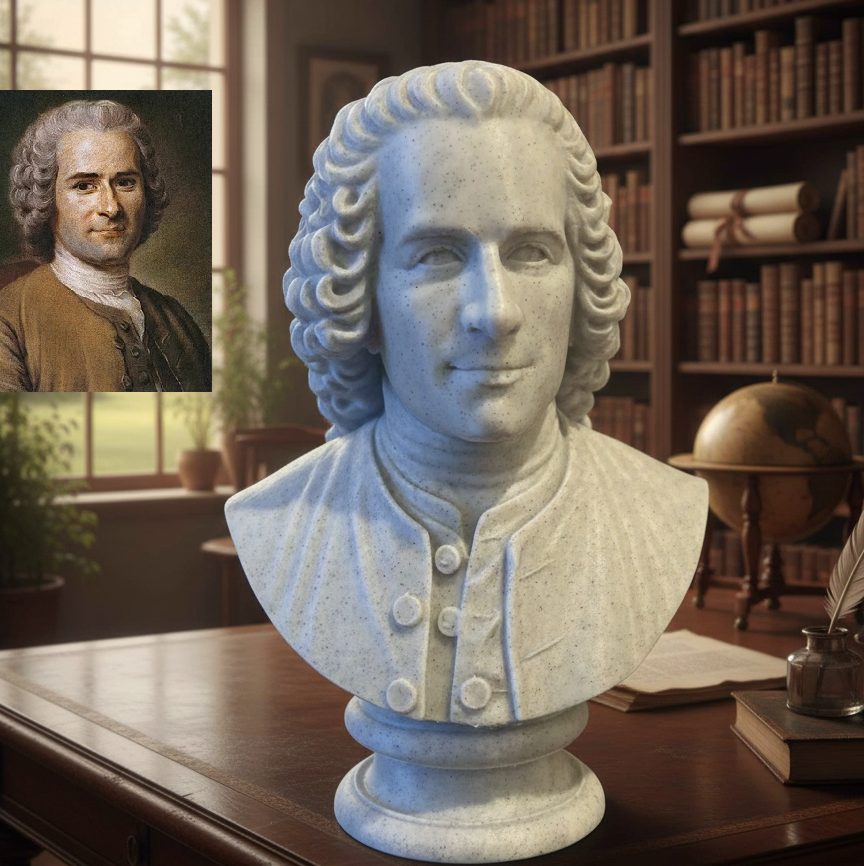 Jean-Jacques Rousseau – Bust