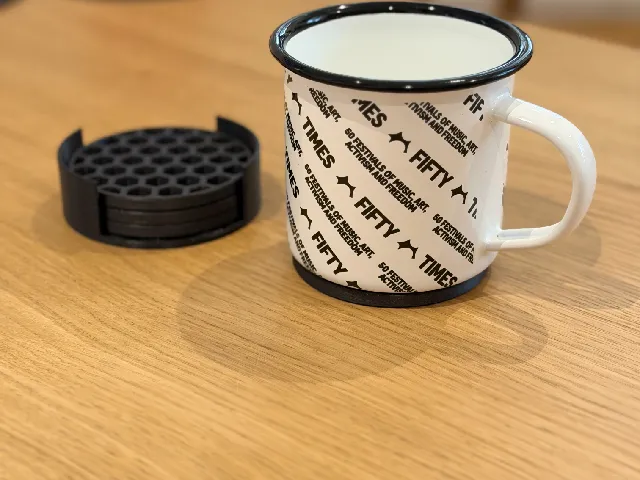 Coaster with TPU antislip bottom