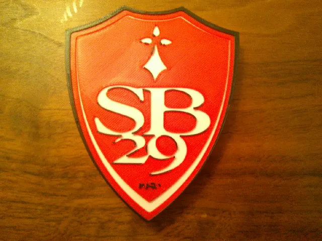 Stade Brestois 29 Logo Coaster or Plaque