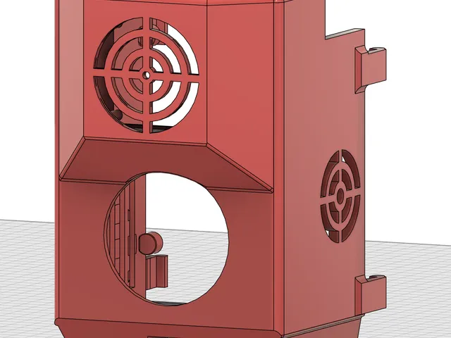 Sovol SV08 Extruder Cover with toolhead fan slot and room for BTT Eddy Probe