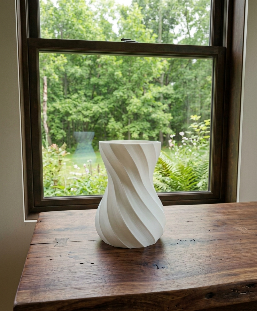 Spiral Flower Vase