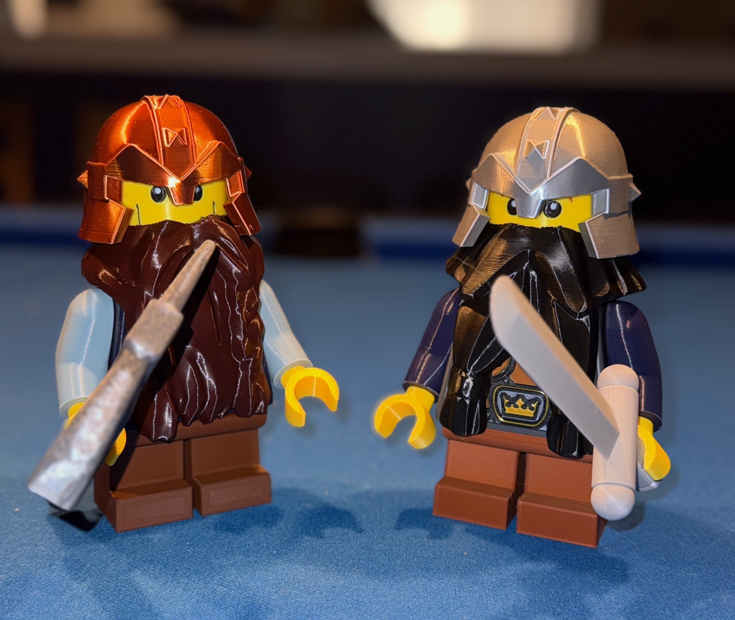 Fantasy Era Dwarf Brick MegaFigures (5:1 Scale)