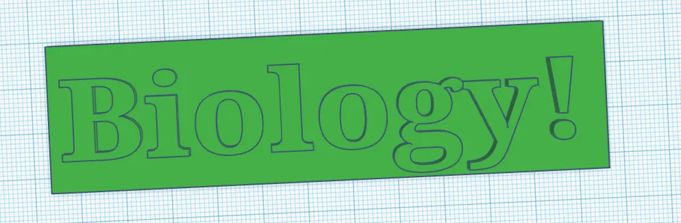 Biology sign by Stevie PR | Download free STL model | Printables.com