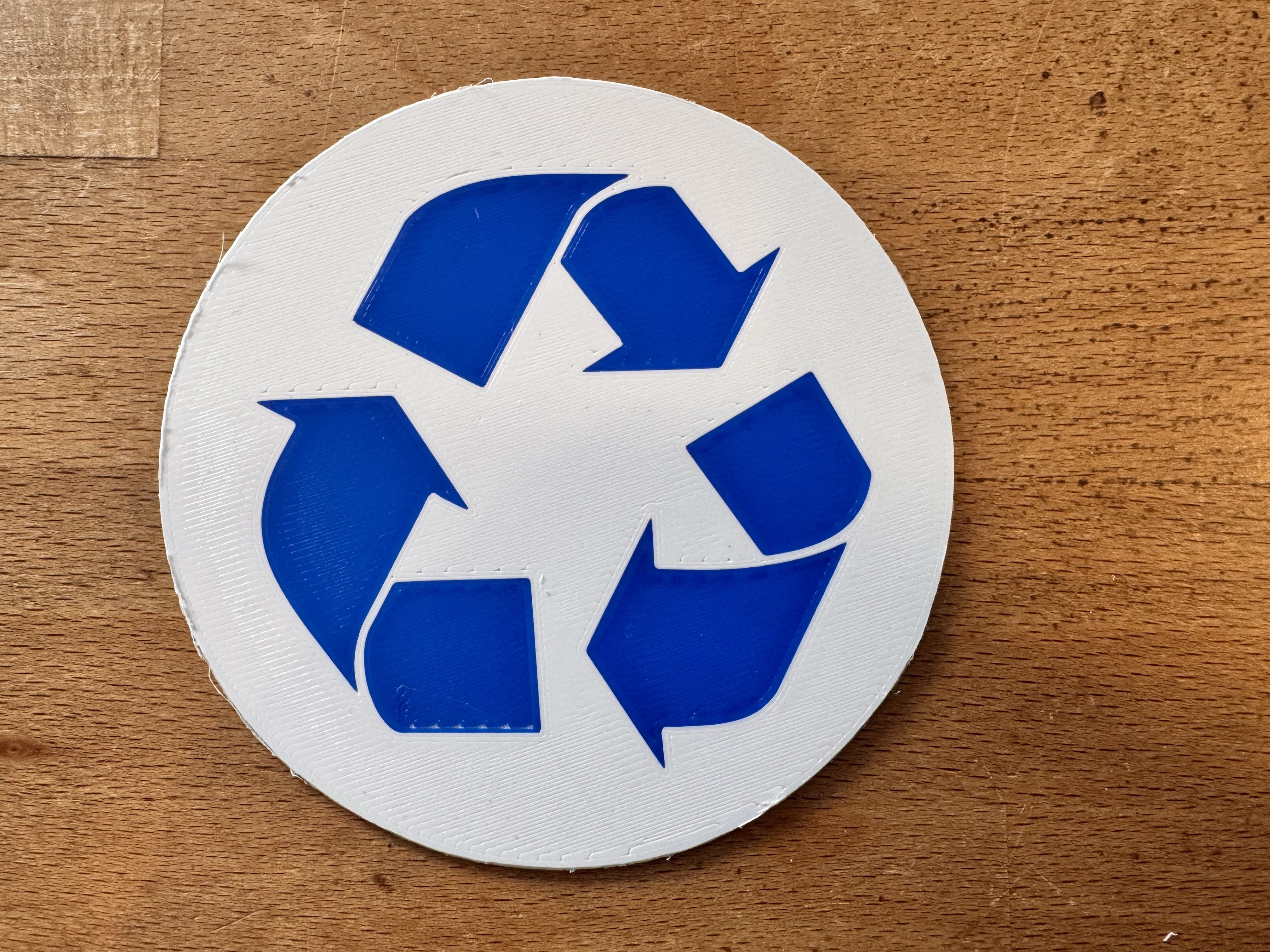 Recycle Symbol Label